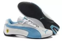 2019U puma chaussures femme sport jogging pas cher 701 blanc bleu